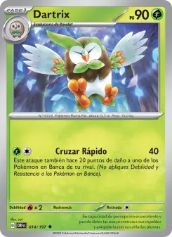 Dartrix, Llamas Obsidianas No. 014 Normal