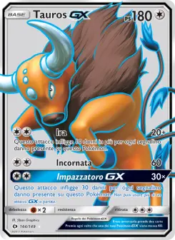 Tauros GX, Sole e Luna No. 144 Normal