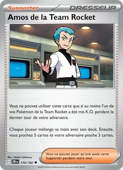 Amos de la Team Rocket, Rivalités Destinées Nº 170 Normal