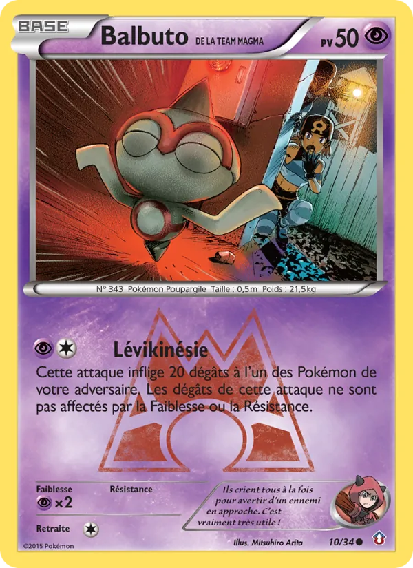 Balbuto de la Team Magma, Double Danger No. 10
