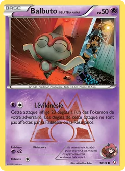 Balbuto de la Team Magma, Double Danger No. 10 Normal