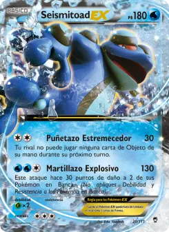 Seismitoad EX, Puños Furiosos No. 20 Normal