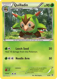 Quilladin, Kalos Starter Set No. 4