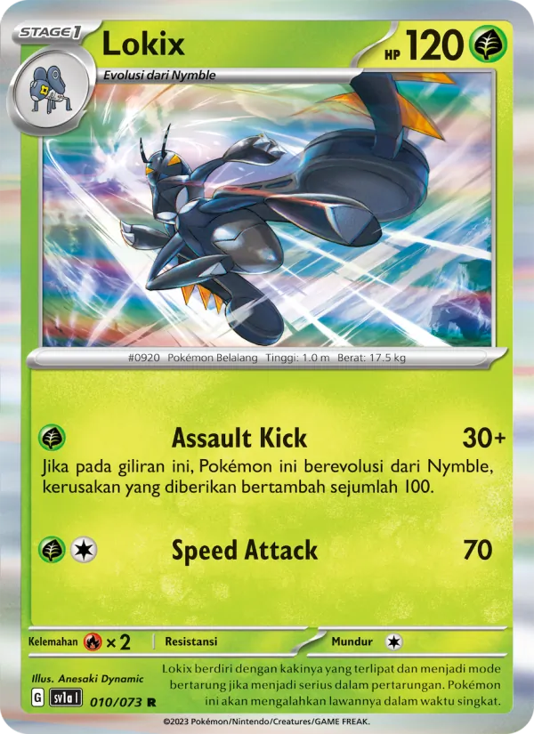 Lokix, Hantaman Triplet No. 010