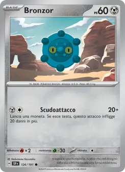 Bronzor, Scintille Folgoranti Nº 126 Normal
