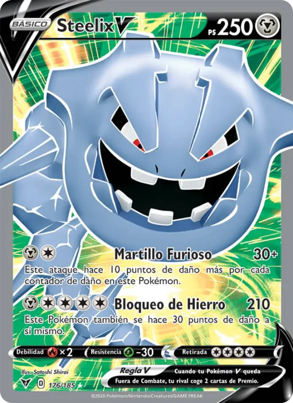 Steelix V, Voltaje Vívido Nº 176