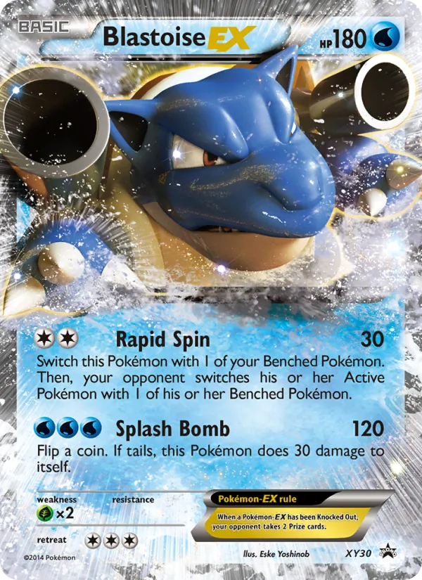 Blastoise EX, XY Black Star Promos Nº XY30