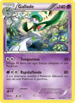 Gallade, Uragano Plasma Nº 61 Normal