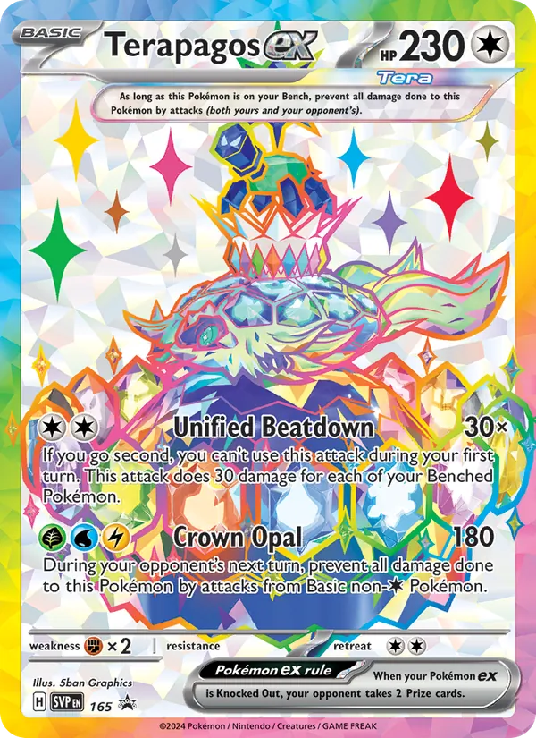 Terapagos ex, SVP Black Star Promos Nº 165
