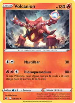 Volcanion, Cenit Supremo No. 026 Holo