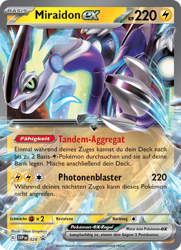 Miraidon-ex, SVP Black Star Promos Nº 028