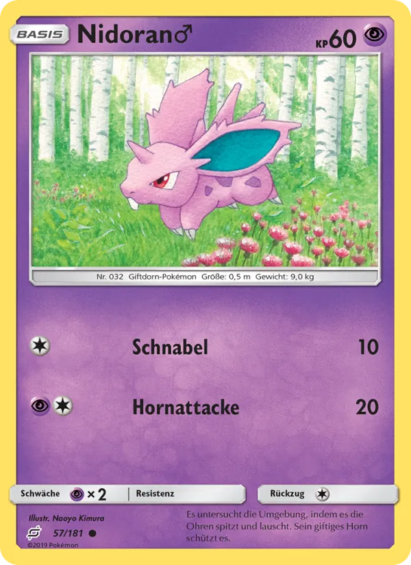 Nidoran♂, Teams Sind Trumpf No. 57