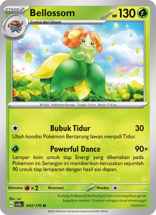 Bellossom, Kilau Hitam Nº 003