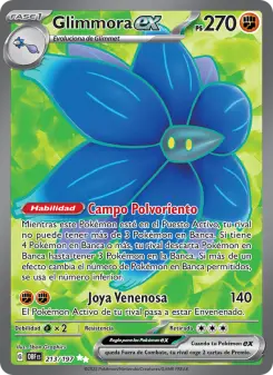 Glimmora ex, Llamas Obsidianas No. 213 Holo