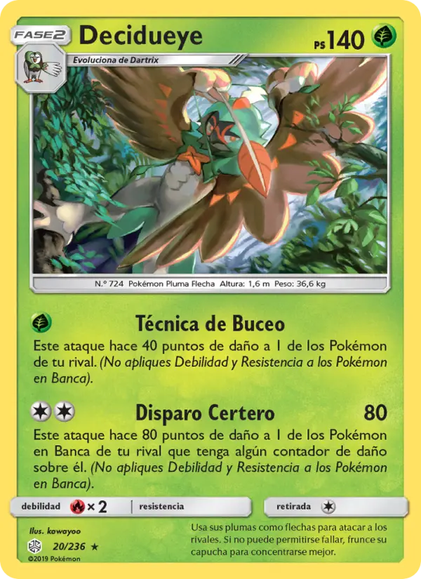 Decidueye, Eclipse Cósmico Nº 20