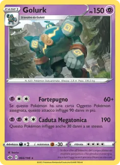 Golurk, Regno Glaciale No. 66 Normal