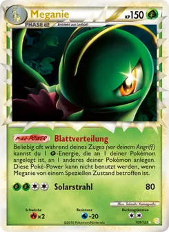 Meganie, HeartGold SoulSilver No. 109 Holo
