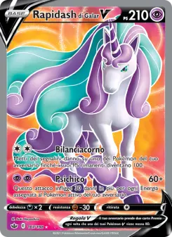 Rapidash di Galar V, Regno Glaciale No. 167 Holo