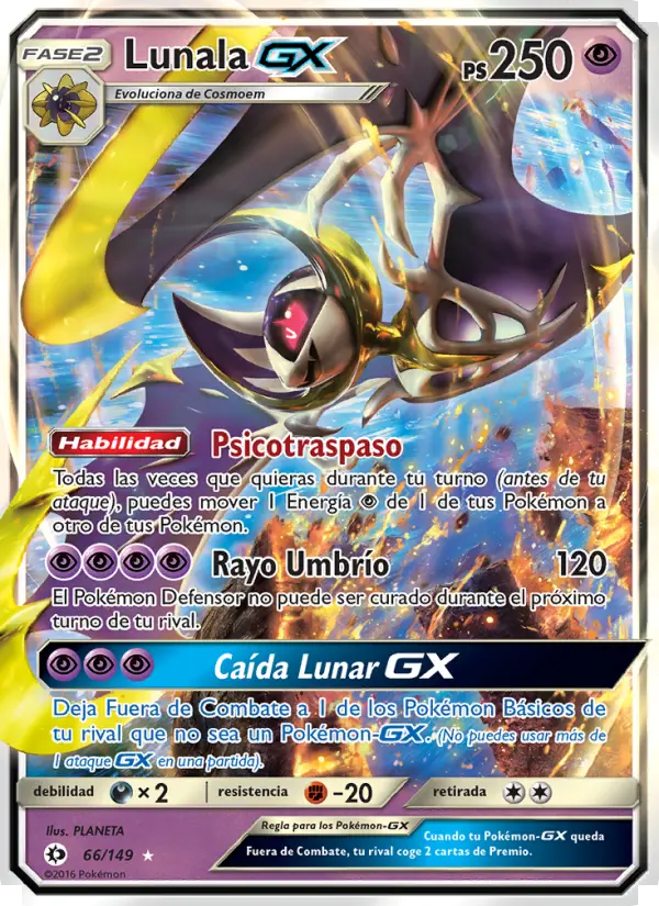 Lunala GX, Sol y Luna No. 66