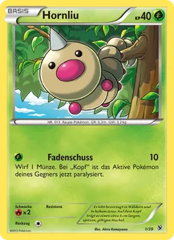 Hornliu, Willkommen in Kalos Nº 1 Normal
