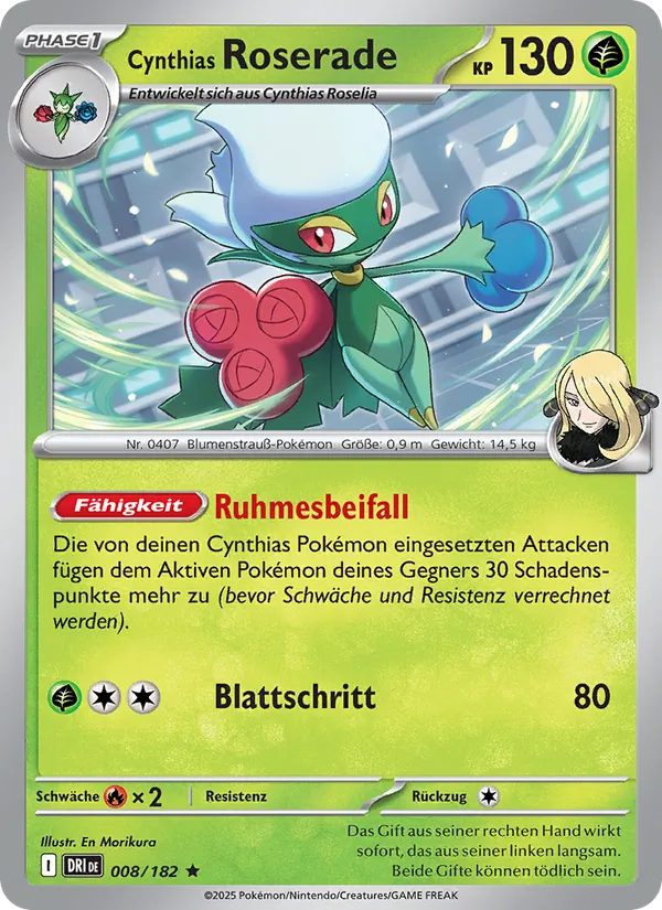 Cynthias Roserade, Ewige Rivalen No. 008