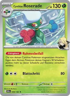 Cynthias Roserade, Ewige Rivalen No. 008 Holo