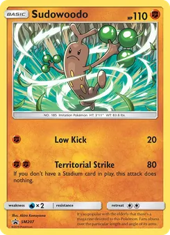 Sudowoodo, SM Black Star Promos No. SM207 Normal