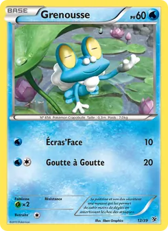 Grenousse, Bienvenue à Kalos Nº 12 Normal