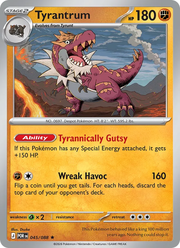 Tyrantrum, Perfect Order Nº 045