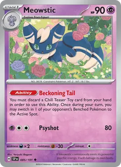 Meowstic, Surging Sparks No. 085 Normal