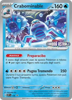 Crabominable, SVP Black Star Promos No. 134 Holo
