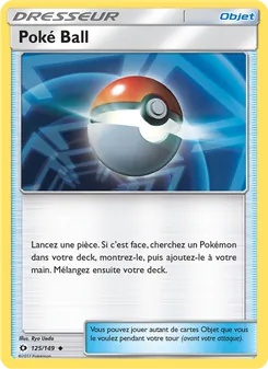 Poké Ball, Soleil et Lune No. 125 Normal