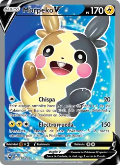 Morpeko V, Espada y Escudo No. 190 Holo