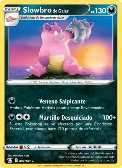 Slowbro de Galar, Estilos de Combate No. 92 Normal