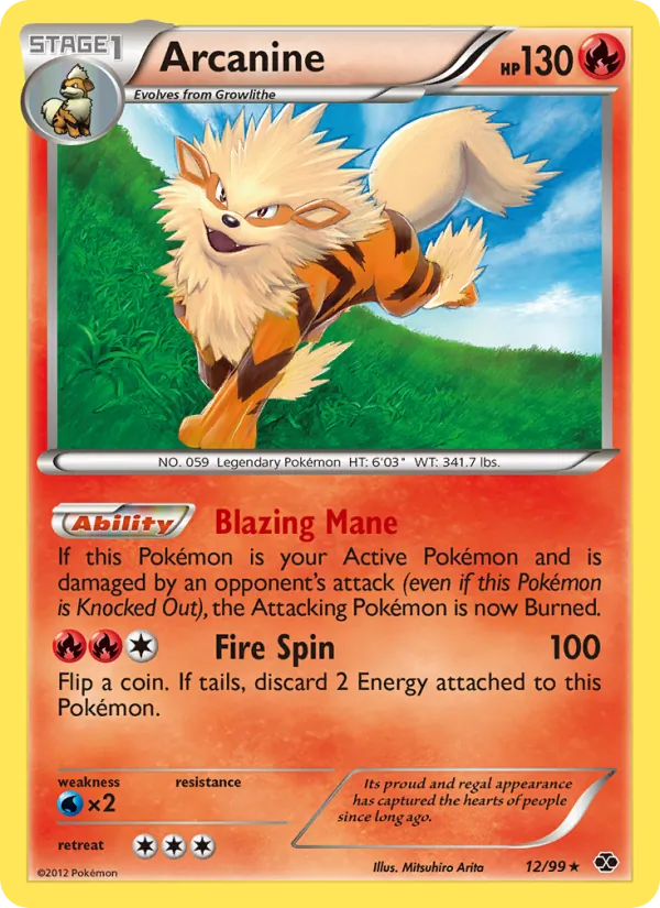 Arcanine, Next Destinies Nº 12