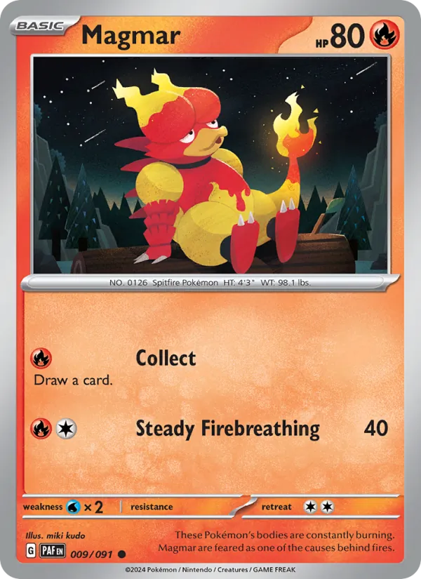 Magmar, Paldean Fates No. 009