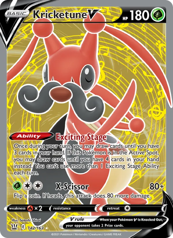 Kricketune V, Battle Styles Nº 142