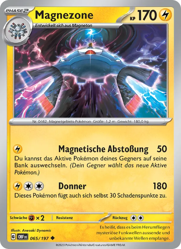 Magnezone, Obsidian Flammen No. 065