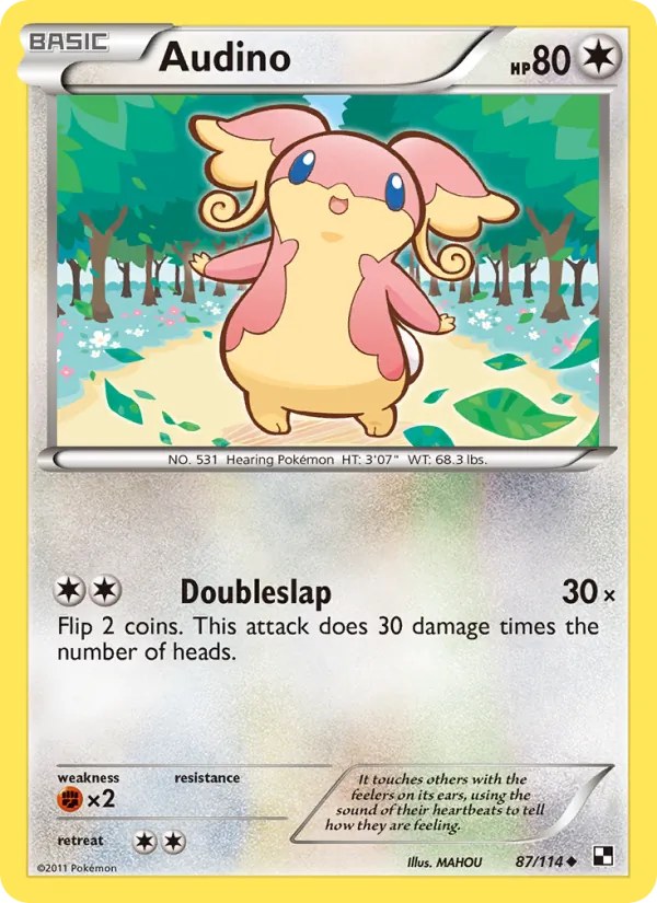 Audino, Black & White Nº 87
