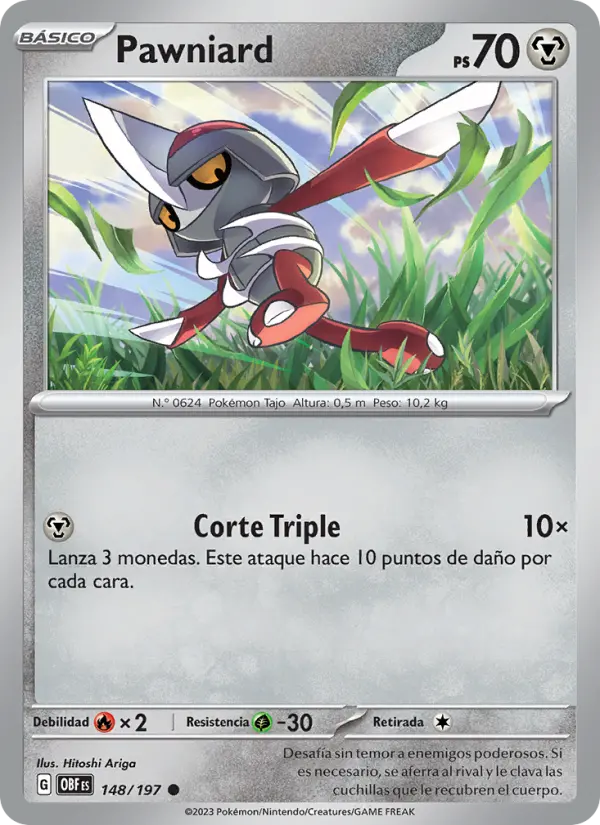 Pawniard, Llamas Obsidianas No. 148