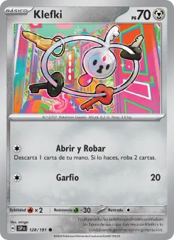 Klefki, Chispas Fulgurantes No. 128 Normal