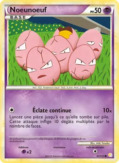 Noeunoeuf, HeartGold SoulSilver No. 63 Normal