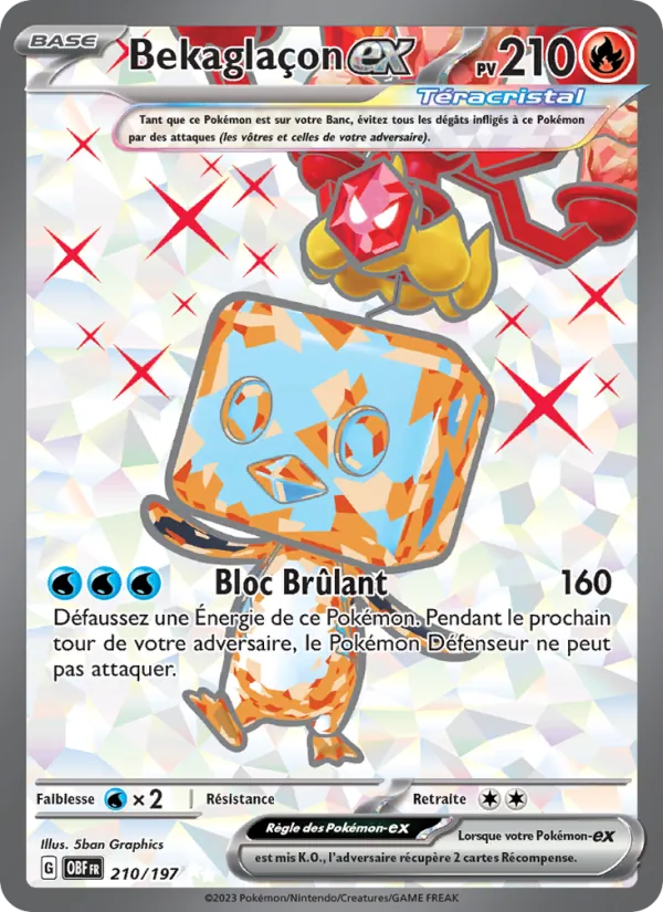 Bekaglaçon-ex, Flammes Obsidiennes No. 210