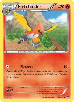 Fletchinder, Cielos Rugientes No. 14 Normal