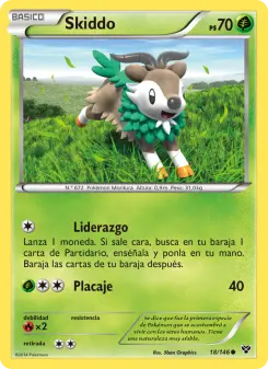Skiddo, XY No. 18 Normal