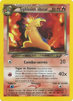 Typhlosion obscur, Neo Destiny No. 10 Holo