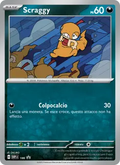 Scraggy, SVP Black Star Promos Nº 186 Holo