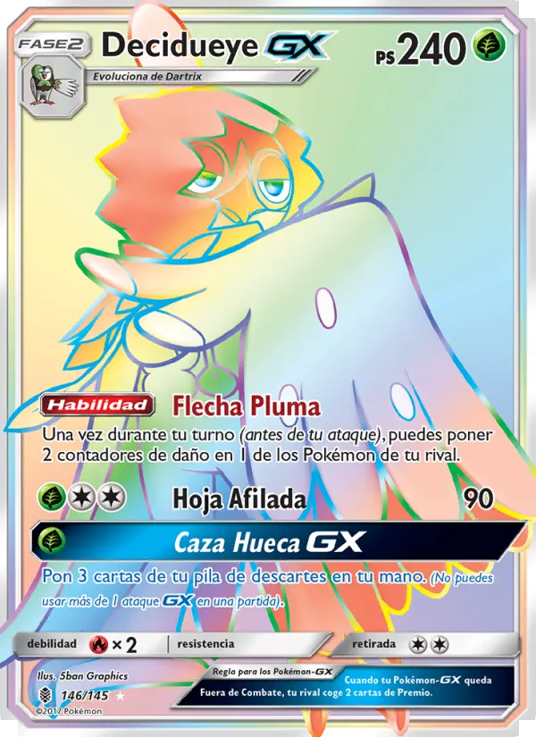 Decidueye GX, Albor de Guadianes No. 146