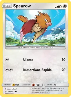 Spearow, Legami Inossidabili No. 145 Normal