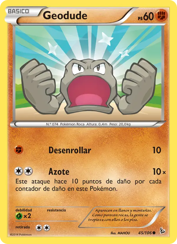 Geodude, Destellos de Fuego No. 45